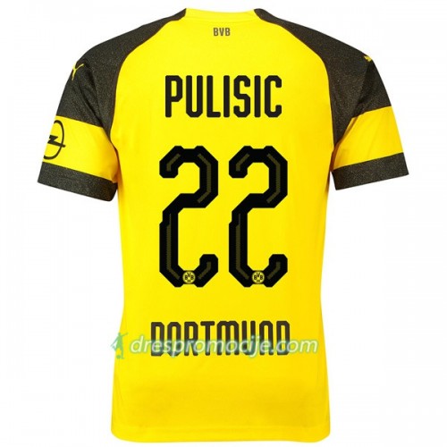 Borussia Dortmund Dres Pulisic 22 Domaći 2018/19 Kratkih Rukava Borussia Dortmund Dres Pulisic 22 Domaći 2018/19 Kratkih Rukava